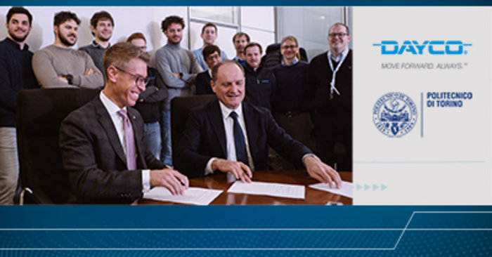 DAYCO E IL POLITECNICO DI TORINO CONSOLIDANO LA PARTNERSHIP PER LA RICERCA SUI VEICOLI ELETTRICI IBRIDI